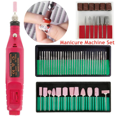 

Upgrade DIY Electric Nail Drill Machine Polish Grinding Nail Art Manicure Drill Tool Manicure USB Charging Nail Art