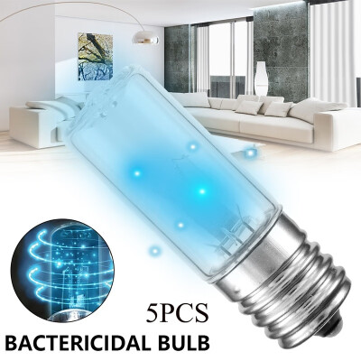 

135PCS 10V E17 Ultraviolet UV Light Tube Bulb 3W Disinfection Lamp Ozone Sterilization Mites Lights Germicidal Lamp Bulb