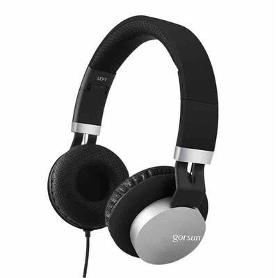 

GORSUN GS789 Stereo Headphones Hi-Fi Folding Earphones For PC iPhone Samsung Xiaomi Sports headset with Microphone Cable Control
