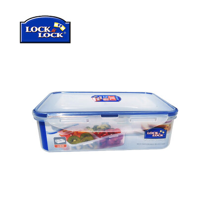 

Locks&buckles four separate plastic storage box microwave lunch box lunch box sealed food box rectangle 1600ML