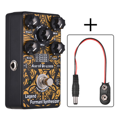 

Legend Formant Synthesizer Guitar Effect Pedal 4 Resonance Modes Aluminum Alloy Shell True Bypass