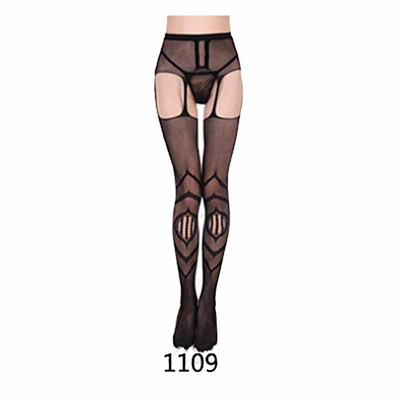 

Fashion Womens Mesh Net Fishnet Stockings Pantyhose Black High Waist Tights