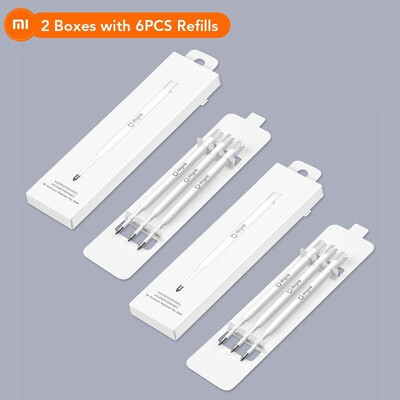 

Xiaomi Mijia Metal Pen PREMEC Smooth Switzerland Refill Alloy Handles MiKuni Japan Black Ink 05mm Pens