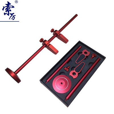 

Suoli Suoli graphics support frame all aluminum red strong magnet adsorption fixed arbitrary adjustment fixed section prevent long graphics card bending support various chassis XK03