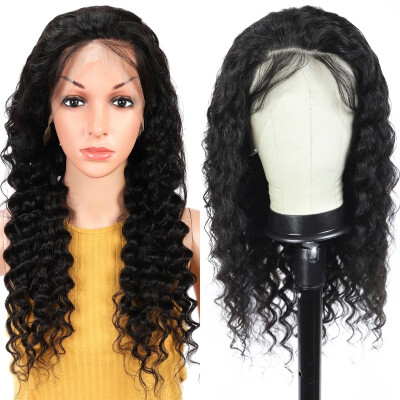 

Amazing Star Deep Wave Lace Front Wigs Brazilian Deep Curly Wave Lace Frontal Wigs Human Hair with Pre Plucked Lace Front Wigs