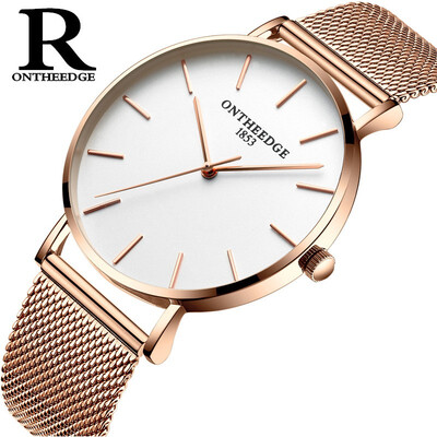 

New Watch Mens Male Watch Waterproof Business Super Thin Lovers Watches Fashion Watch Unisex