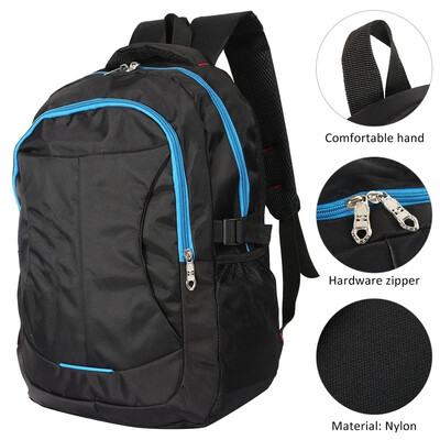 

NEW Mens Womens Large Capacity Black Backpack Laptop Notebook School Travel Bag