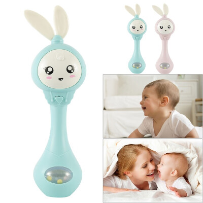 

Cute Baby Music Teether Rattle Toy for Child 0-12 Education Mobile Cot Kids Bed Bell Newborn Stroller Crib Infant Pacifier