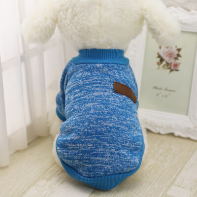 

Classic Dog Clothes Warm Puppy Outfit Pet Jacket Coat Winter Dog Clothes Soft Sweater Clothing For Small Dogs Chihuahua 25S1