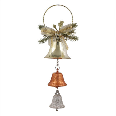 

Christmas Door Handle Bells Home Decoration Liberty Bell Pendant Iron Christmas Bell Supplies