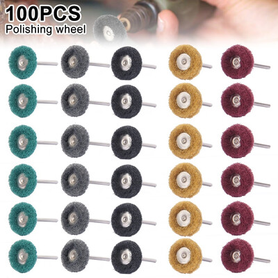 

100PCS Abrasive Polishing Wheel Buffing Burr Pad Brush Kit Set Rotary Tools