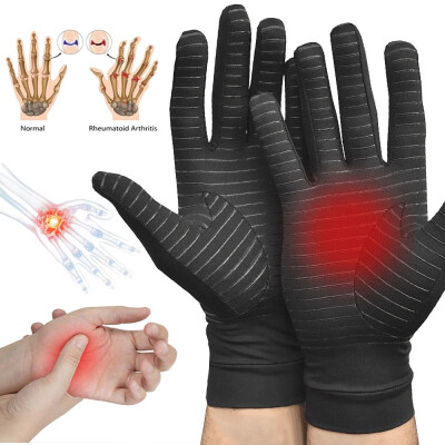 

Copper Fiber Non-slip Gloves Copper Anti-arthritic Copper Compression Therapy Glove with Clamp