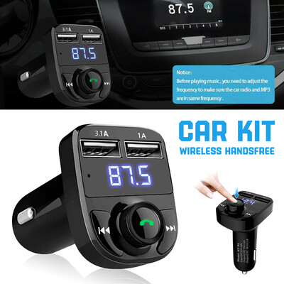 

Willstar Wireless Bluetooth Handsfree Car Kit FM Transmitter MP3 Player Dual USB Charger
