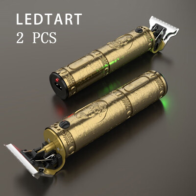 

2PCS Retro Style Professional Electric Hair Clipper Hair Trimmer Cutting for Children Adult MenUSB
