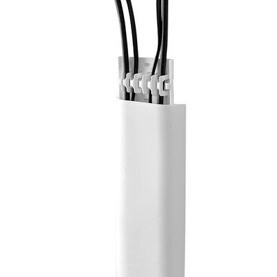 

Wall Mount Self-adhesive Cable Cover Protector Wire Management Cord Organizer Holder Hide Raceway