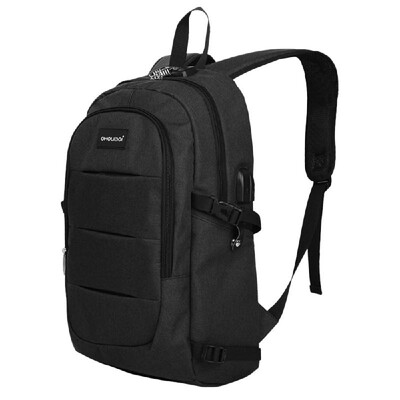 

Romacci Multifunctional Casual Breathable Water Resistant Laptop Backpack Anti Theft Should Bag with USB Charging Port Headphone I