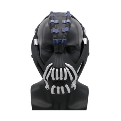 

Willstar 1PCS 3D Bane Latex Mask Cosplay Helmet Halloween Party Costume Props-Blue