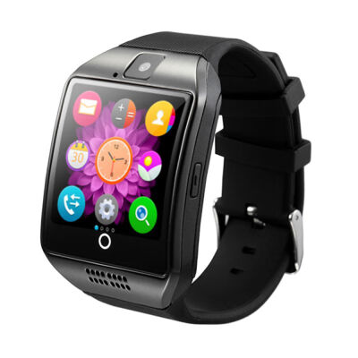 

Multifunctional Bluetooth Smart Watch Touch Screen With Music Player Cell Phone Watch Remote Camera Message Reminder Q18