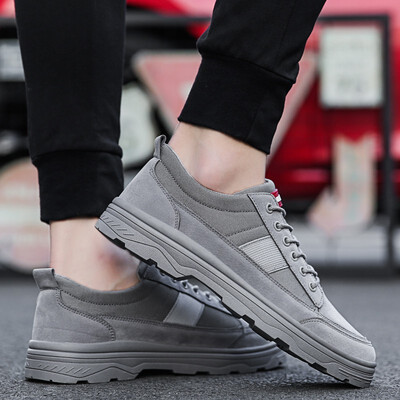 

2018 autumn new thick bottom street beat old shoes mens thick bottom platform shoes casual Korean version of the wild net red sho