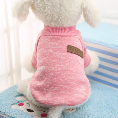 

Classic Dog Clothes Warm Puppy Outfit Pet Jacket Coat Winter Dog Clothes Soft Sweater Clothing For Small Dogs Chihuahua 25S1