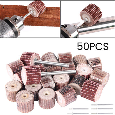 

Willstar 100PCS 80600 Grit Flap Wheel Disc Sanding Drill Abrasive Sandpaper Polishing US