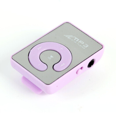 

EDAL Mp3 Player Mini Mirror Clip USB Digital Mp3 Music Player Support 8GB SD TF Card 6 Colors