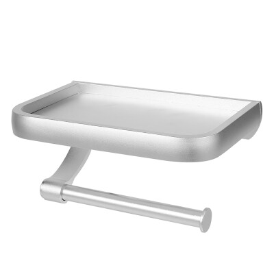 

Willstar 539 In Toilet Roll Holder Wall Mounted Self-Adhesive Stainless-Steel Tissue Hanger For Bathroom-Silver