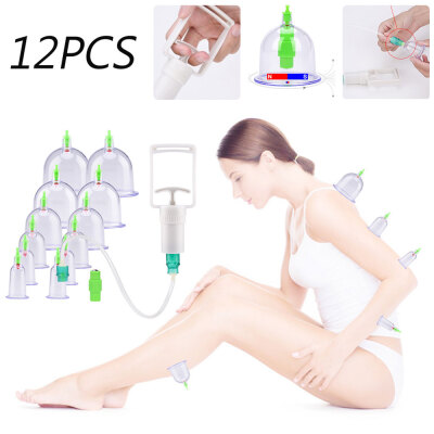 

Willstar 12pcs Cupping Vacuum Massage Cups Set Therapy Health Acupuncture Suction UK