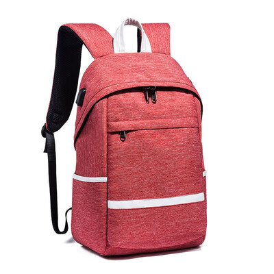 

2018 new business Water Resistant backpack with USB Charging Port&Earphone hole Campus College Student School Bag Unisex