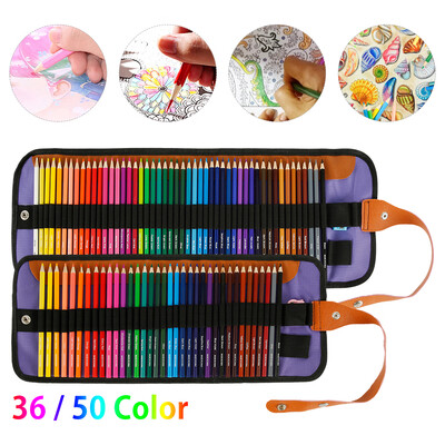 

Willstar 50 Colors Professional Art Drawing Pencils Kit Watercolor Painting Pencil Set US