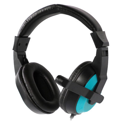 

Headphones with adjustable volume for games video conferencing&computer use headset