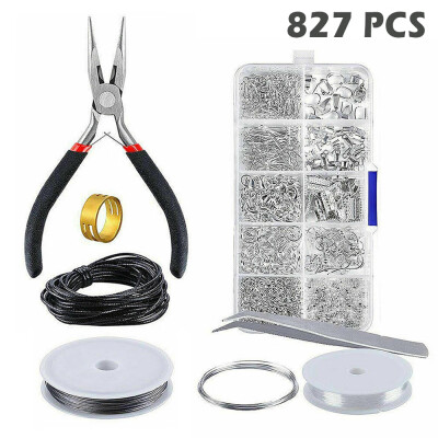 

Willstar DIY Jewelry Making Kit Wire Beads Beading Repair Pliers Tools Craft Supplies