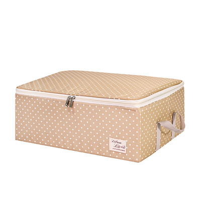

Western SIVIN cherry red storage box fabric storage box with cover clothes storage box storage folding box storage box wardrobe storage