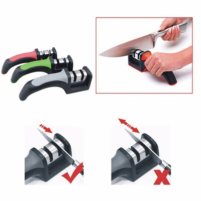 

New Two Stages Diamond Ceramic Kitchen Knife Sharpeners Sharpening Stone Household Sharpener Kitchen Knives Tools Knives Tools