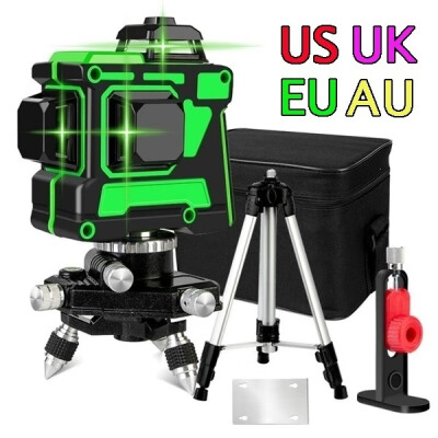 

Willstar 4 Types 12 Lines 3D Green Beam Cross Line Laser Level Self-Leveling 360 Degree Vertical & Horizontal Glasses Receiver