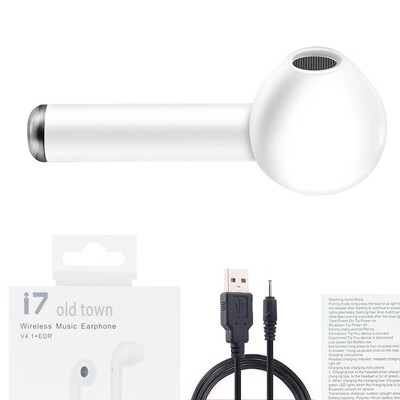 

Wireless Headset Bluetooth Earpieces i7S Tws Earbuds Twins Earphone With Charging box Earphones For iPhone Samsung iphone Smart