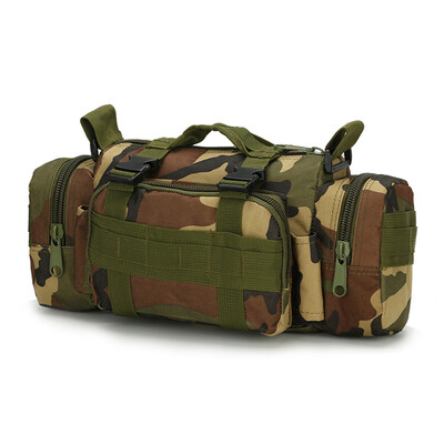 

Multi-functional Camouflage Tactic Waist Bag Crossbody Pack Pouch Shoulder Belt Range Bag Outdoor Sports Hiking Cycling Fishing
