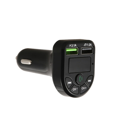 

Willstar Bluetooth 50 FM Transmitter Car Kit MP3 Modulator Player Wireless Audio Receiver Dual USB Fast Charger 31A-black