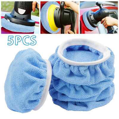 

Willstar 5Pcs 5-6 inch Car Microfiber Polisher Bonnets Polishing Pads Wax Wash Buffer