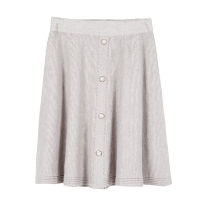 

2018 new winter Tall waist thin knitting female skirts