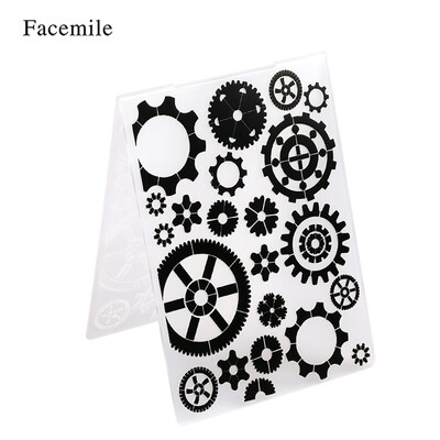 

1PCS Decorative Frame Embossing Folder Plastic Template Textured Impressions for Scrapbooking Photo Card Craft Making Cake Decorat