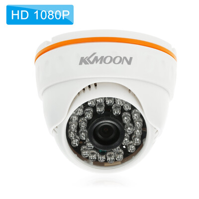 

KKmoon 1080P HD IP Dome Camera 20MP 36mm 36PCS IR Lamps H265H264H265 Optional P2P Onvif Night View IR-CUT Motion Detection