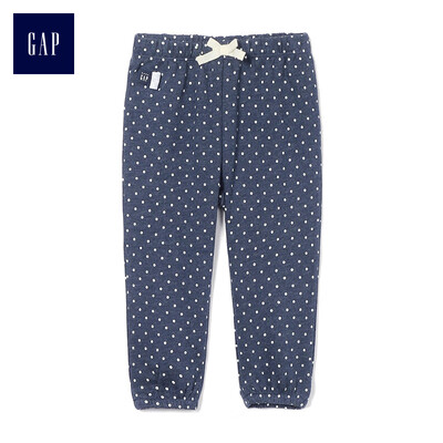

GAP flagship store childrens clothing baby girl casual wave point shrink pants 417644 light blue 6-12M