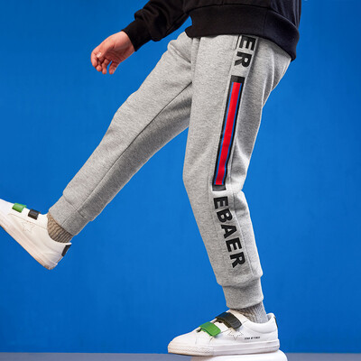 

One Beihuangcheng Boys Knit Pants Big Boy Fashion Korean Striped Trousers Mens Po 2019 New Casual Pants 1119112059 Black 120cm
