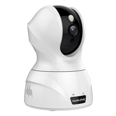 

Home Security IP Camera Wireless WiFi Surveillance Camera Indoor Work with Alexa Echo Show Cloud Cam Face Recognition Baby Monitor