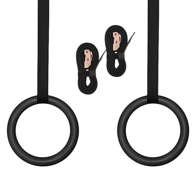 

2pcs ABS Non-slip Gymnastics Exercise Rings 28mm Exercise Fitness Gymnastic Rings Gym Exercise Crossfit Pull Ups Muscle Ups