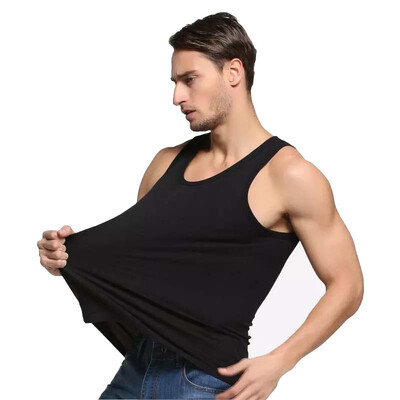 

Aa-shop Men Top&Tees Tank Tops Business fashion Underwear fitness Vest Sleeveless vest Garment Cotton
