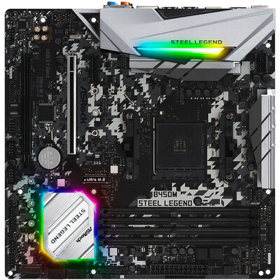 

ASRock B450M Steel Legend motherboard AMD B450AM4 Socket