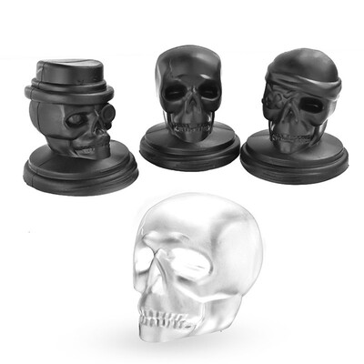 

Novelty Skull Party 3D Silicone Ice Cube Mold