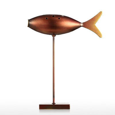 

Submarine Fish Tooarts Metal Sculpture Home Decoration Creative Sculpture Fish